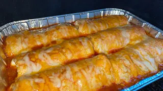 THE BEST EASY SMOKED CHICKEN ENCHILADAS (Affiliate link in description! Thanks for your support)