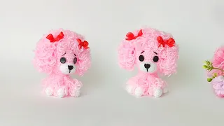 💝 Everyone wants to buy 🌸 How to crochet a puppy - crochet pink Poodle