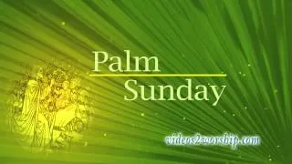 Palm Sunday Title Motion Background