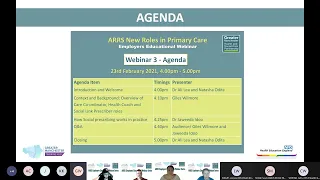 ARRS new roles in primary care - Employers educational webinar 3