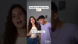 Brother & Sister Duet 🤍 #shorts