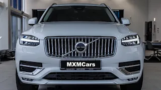 2025 Volvo XC 90 Plus Bright Color Crystal White - in depth Walkaround 4K