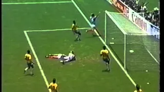 Brasil (3)1 x 1(4) França Copa 1986 Bandeirantes