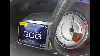 0-300 km/h Ferrari 812 Superfast Launch Control Acceleration