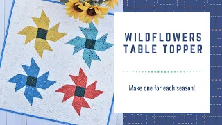 Wildflowers Table Topper Tutorial {2 size options to make in a weekend!}