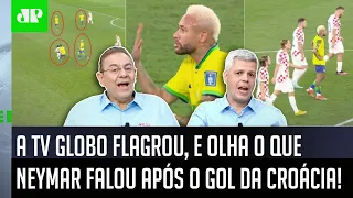 DISPAROU! LEITURA LABIAL de Neymar após GOL da Croácia gera DEBATE sobre Tite e Brasil FORA da Copa