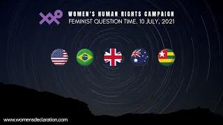 Feminist Question Time 10 July 2021 [COMPLETE WEBINAR]