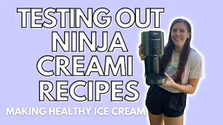 TRYING OUT 9 NINJA CREAMI RECIPES | Healthier Ice Cream | WW Personalpoints