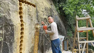 Man Digs a Hole in a Mountain and Turns it Into an Amazing house