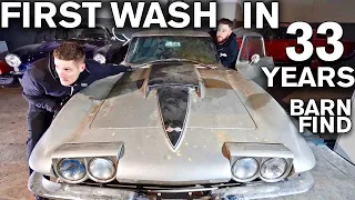 First Wash in 33 Years Chevrolet Corvette Stingray