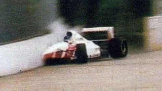 Michele Alboreto Imola Crash VERY RARE (Imola 1991 Tamburello)