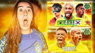 REACT♫ VIROU BAILE!!! BRASIL FAZ 4 NA COREIA E VAI PRAS QUARTAS🔥♫ AGORA É DECISÃO! VAI, BRASIL!!!