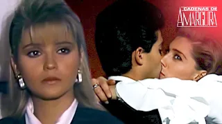 Sofía besa a Gerardo frente a Cecilia | Cadenas de amargura 1/2 | C-59 | tlnovelas