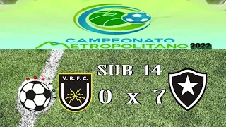 VOLTA REDONDA X BOTAFOGO SUB 14