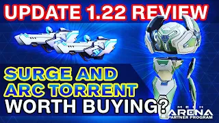 Update 1.22 Review and Gameplay - Surge and Arc Torrent - Worth Buying? | Mech Arena: Robot Showdown