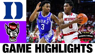 #11 Duke vs NC State Highlights | NCAA Men's Basketball | 2024 College Basketball