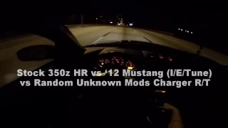 Stock HR vs Mustang vs R/T