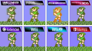 Zelda II The Adventure of Link (1987) Famicom vs NES vs GBA vs 3DS vs GC vs Wii vs Wii U vs Switch