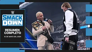 CAMPEÓN vs CAMPEÓN🔥 | WWE SmackDown 10 Mayo 2024 - Resumen Completo en Español