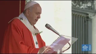 Papa Francesco, omelia nella Messa delle Palme