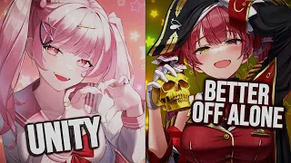 Nightcore - Unity x Better Off Alone ↬ Switching Vocals