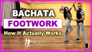 🎥✨ BACHATA FOOTWORK EXPLAINED🕺🏼💃🏻 How It Actually Works in Social Dance