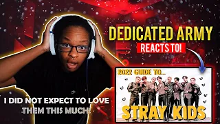 Dedicated ARMY Reacts to! LONG (BUT UPDATED) 2022 GUIDE TO STRAY KIDS | #Straykidsreaction #skz