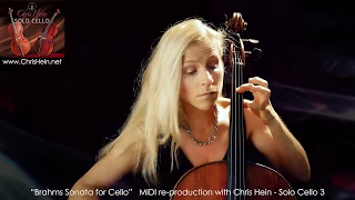 Chris Hein Solo Cello 3 "Courante from the third Bach Solo Suite" MIDI-reproduction