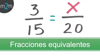 Fracciones equivalentes │ hallar valor de X