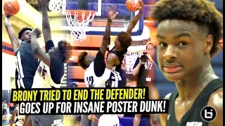 Bronny James AINT SCARED OF CHICAGO'S TOUGHEST TEAM!! Goes Up For INSANE POSTER DUNK!!!