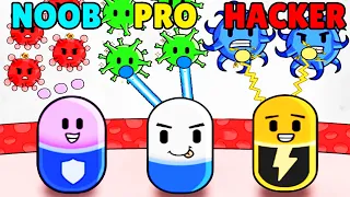 Pill Fortress NOOB vs PRO vs HACKER