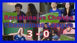 Reactions: Barcelona vs Chelsea | Champions League | 3 - 0 | Compilation