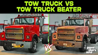 Tow Truck VS Tow Truck Beater Comparison | WORTH THE PRICE DIFFERENCE? GTA 5 Online Salvage Yard
