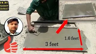 Ready-made Compound Slab || Making Cement Compound Slab