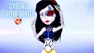 Snow White as a CYBORG Monster High Doll Repaint