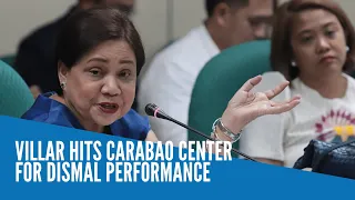 Villar hits Carabao Center for dismal performance