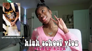 i got asked out for valentines day at school | highschool vlog + grwm