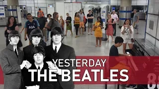 Beatles Yesterday Piano Cover Yamaha #Platform88 Public Piano Cole Lam