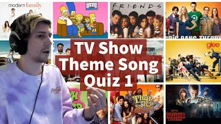 xQc Reacts To Best TV Show Theme Song Quiz (HQ) | Part 1 - EASY