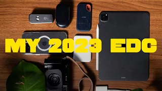 MY 2023 EDC AS A SPORTS VIDEOGRAPHER | iPhone 14 Pro Max | Fujifilm x100v, M1 iPad Pro,