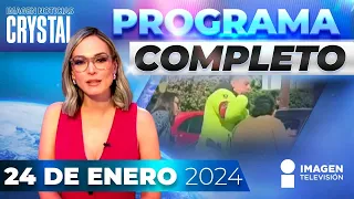 Noticias con Crystal Mendivil | Programa completo 24 de enero de 2024