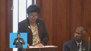 Fijian Assistant Minister for Women delivers ministerial statement