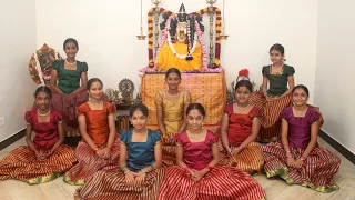 Ayigiri Nandini | Navadurgas singing Mahishasura Marddini Sthothram | Vande Guru Paramparaam |