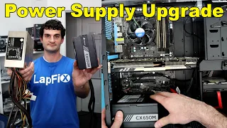 How to Upgrade a Power Supply for a Gaming Desktop