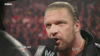 WWE Raw 3/28/11  Undertaker & Triple H Face to Face Part 2 (HD)