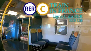 🇫🇷 フランス ｜ TRAIN ｜RER C線🚃｜Ligne C du RER🚃 【4K】【ASMR】【作業用BGM】