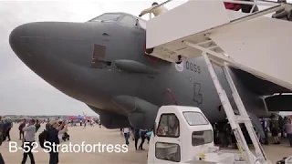 B-52 Stratofortress bomber walk around at Joint Base Andrews air show 2019