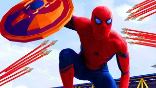 100 X SPIDER MAN + GIANT VS EVERY GOD | TABS - Totally Accurate Battle Simulator