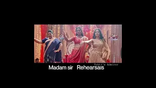 Rehearsal of maddam sir engagement dance😍❤️🥰❣️😻🧡 Haseena Mallik Gulki Joshi Yukti Kapoor