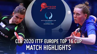 Solja Petrissa vs Britt Eerland | 2020 Europe Top 16 Cup Highlights (Final)